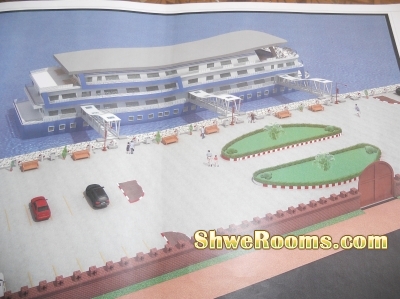 For sel Floating hotel at Myanmar.