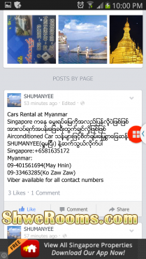 "Airconditioned Cars Rental for Travel & Tour at Myanmar"