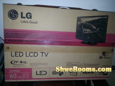 LG LED LCD TV .+MONITOR 24 INCHS. FOR SELL