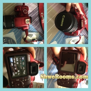 Used Canon EOS1100D camera for sale with S$490