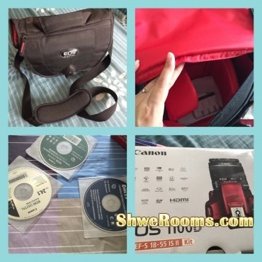 Used Canon EOS1100D camera for sale with S$490