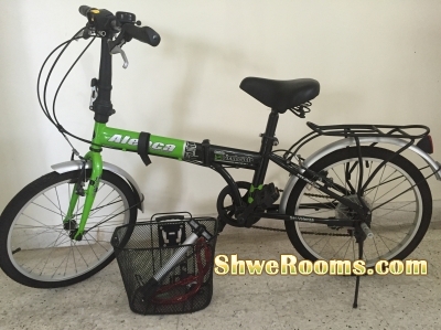 One Aleoca 20" Foldable Bicycle for Sales $90