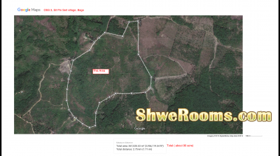 Land to sell at Bago area