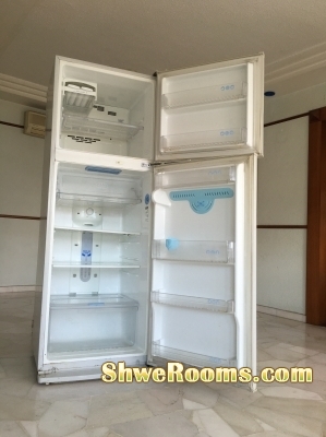 LG 2 Door Fridge, SGD 150