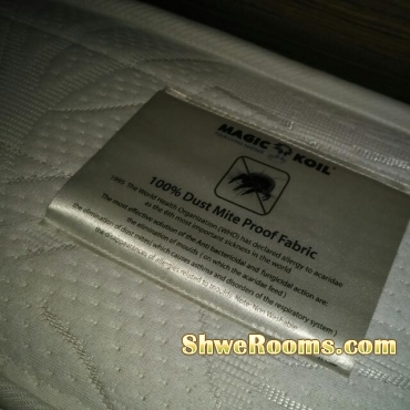 magic coils queen size mattress ($280)