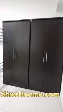 2 Door Wardrobes for sale @ 30 SGD