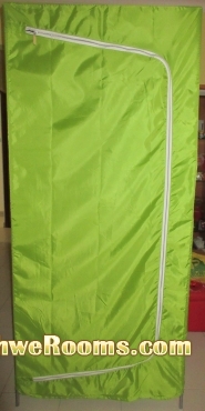 BREIM Portable Wardrobe, Bright Green, 80x55x180cm for sale