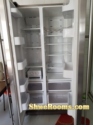 used samsung side by side fridge wants to se