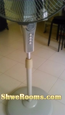 EuropAce multifunction electric stand fan (16") in working condition for sale