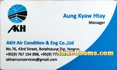 Aircon con service in  Yangon 