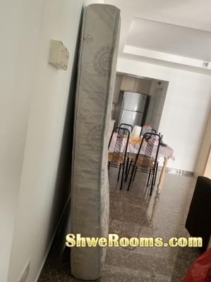 To Sell Mattress, Dinning Table And Full Height Mirror