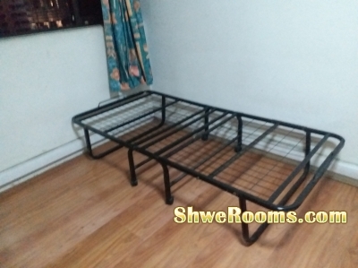 double deck steel bed, single foldable bed