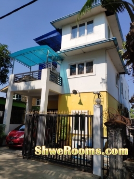 to Rent the whole 3 stories house in Yangon