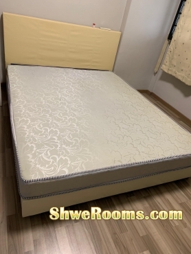 Sell Queen Size Bedframe with Mattress