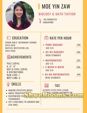 Biology & Math Tuition