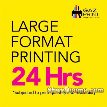 Printing posters,banners etc