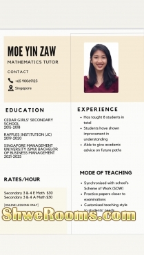 Secondary 3 & 4 Mathematics