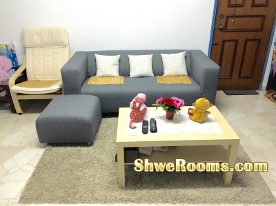 Common room available with aircon long or short term (couples or males)