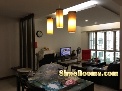 Available common room for rent @ Whitewater Condo Pasir Ris