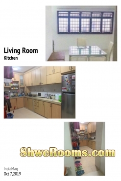 ðŸŒ¿1 Lady Share Common Bedroom Lavender MRT ðŸŒ¿