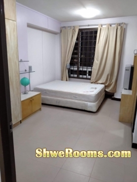 One aircon room for rent at Near Tampines/ East MRT