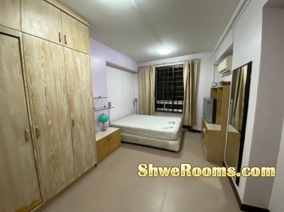 One aircon room for rent at Near Tampines/ East MRT