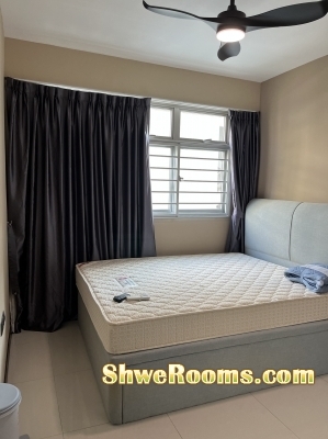 Available two common room for single stay near tampines west mrt